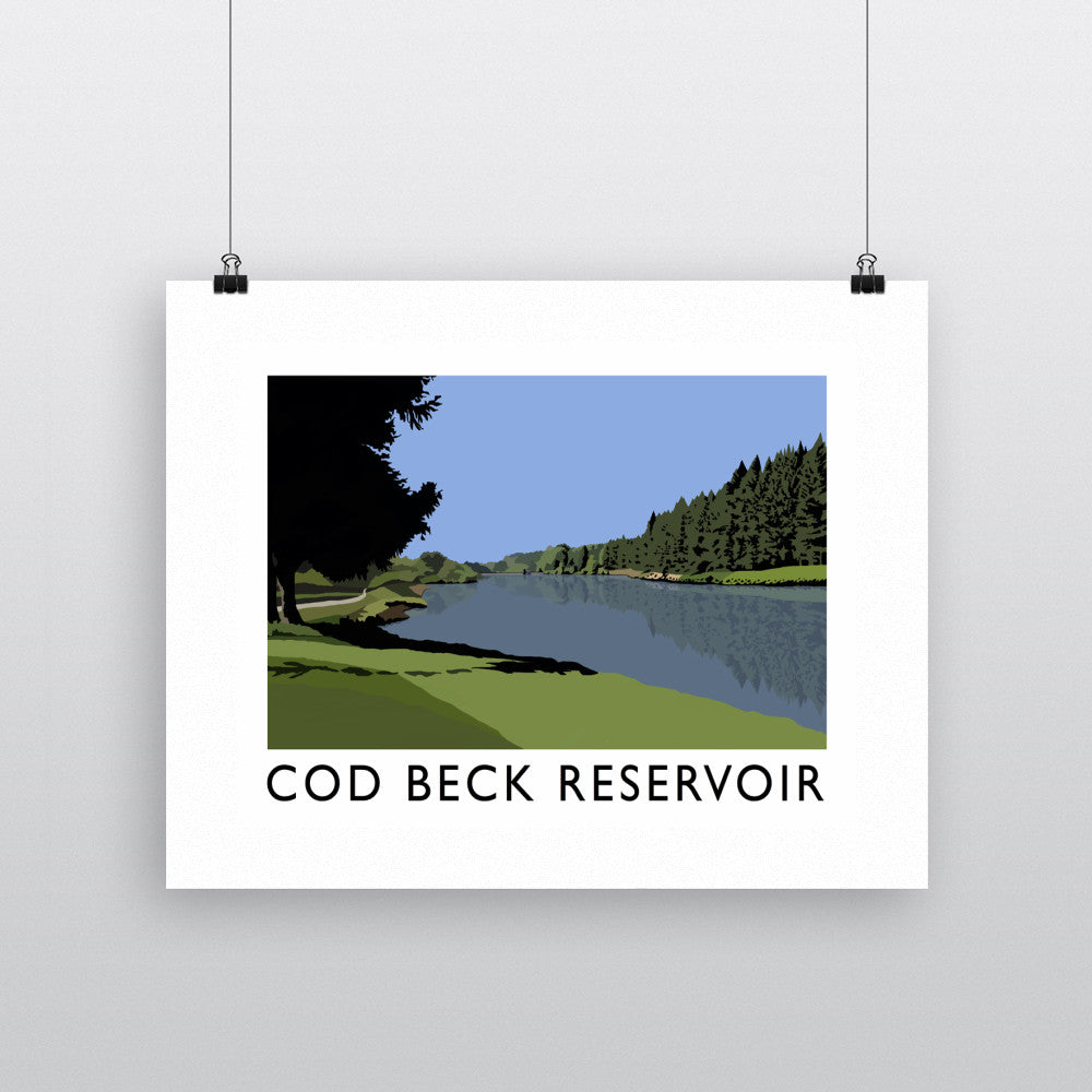 Cod Beck Reservoir, Yorkshire 11x14 Print