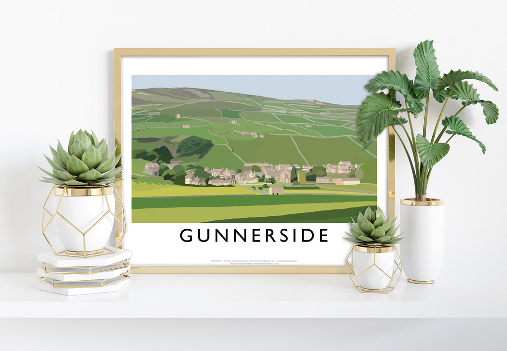 Gunnerside By Artist Richard O'Neill - Premium Art Print