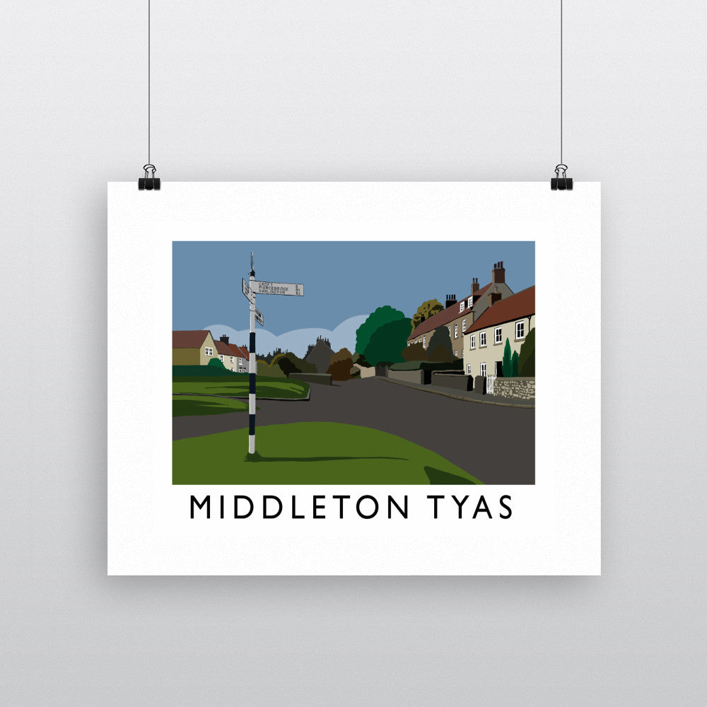 Middleton Tyas, Yorkshire 11x14 Print
