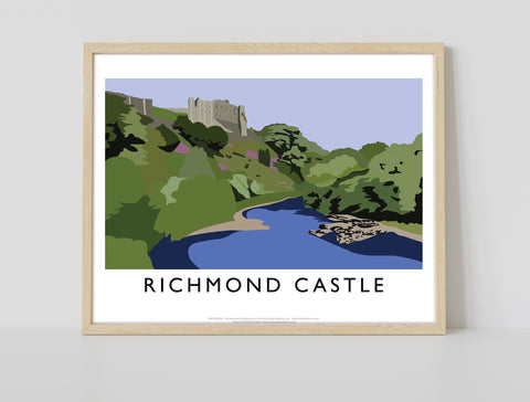 Richmond Castle By Artist Richard O'Neill - Art Print