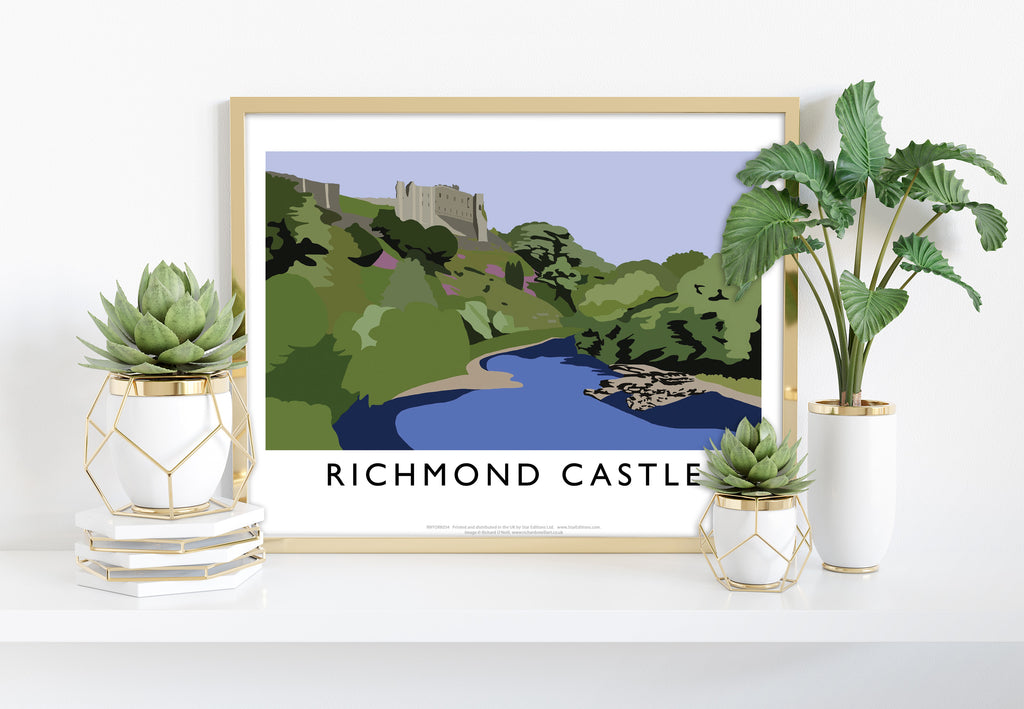 Richmond Castle By Artist Richard O'Neill - Art Print