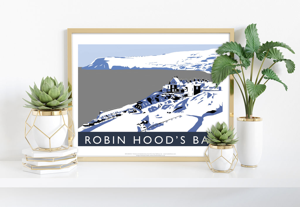 Robin Hood's Bay By Artist Richard O'Neill - Art Print