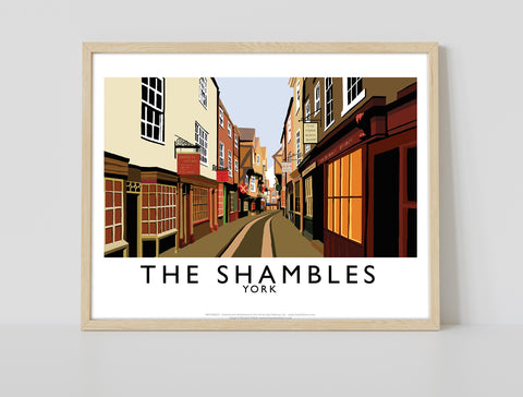 The Shambles By Artist Richard O'Neill - Premium Art Print