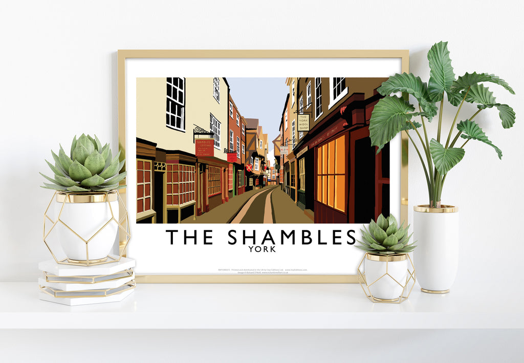 The Shambles By Artist Richard O'Neill - Premium Art Print
