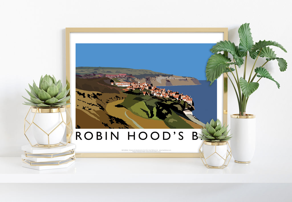 Robin Hood's Bay 2 By Artist Richard O'Neill - Art Print