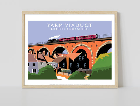 Yarm Viaduct By Artist Richard O'Neill - Premium Art Print