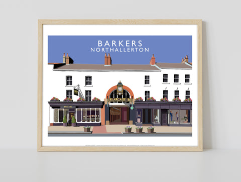 Barkers By Artist Richard O'Neill - 11X14inch Premium Art Print