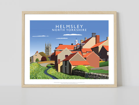 Helmsley, Yorkshire By Artist Richard O'Neill - Art Print