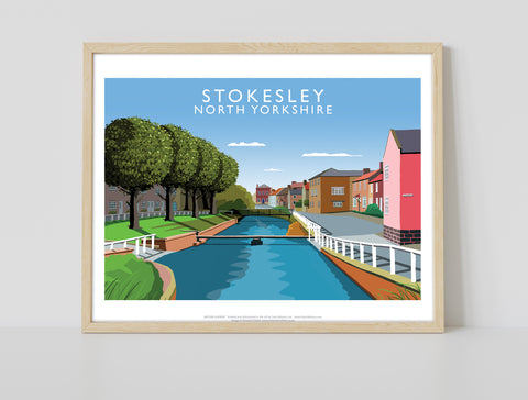 Stokesley, Yorkshire By Artist Richard O'Neill - Art Print