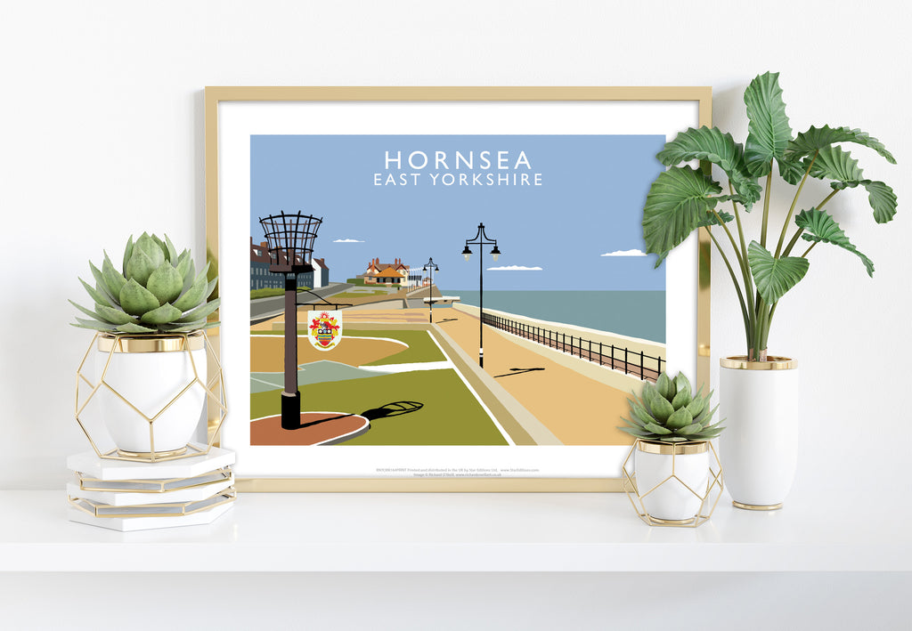 Hornsea, Yorkshire By Artist Richard O'Neill - Art Print