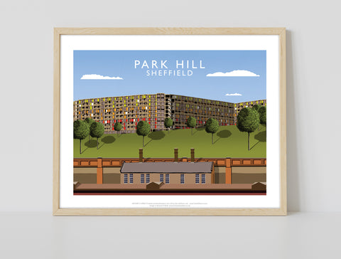 Park Hill, Sheffield By Artist Richard O'Neill - Art Print