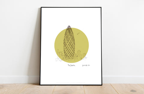 The Gherkin - 11X14inch Premium Art Print