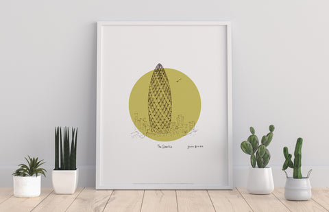 The Gherkin - 11X14inch Premium Art Print