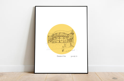 Shakespeares Globe Theatre - 11X14inch Premium Art Print