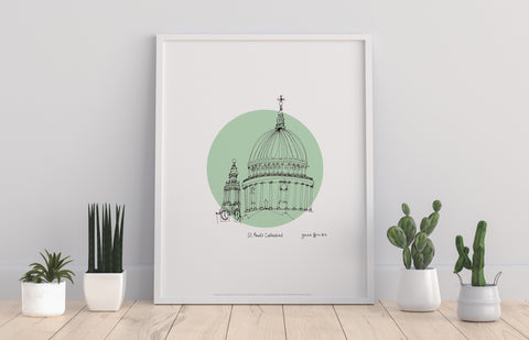 St Pauls Cathedral - 11X14inch Premium Art Print