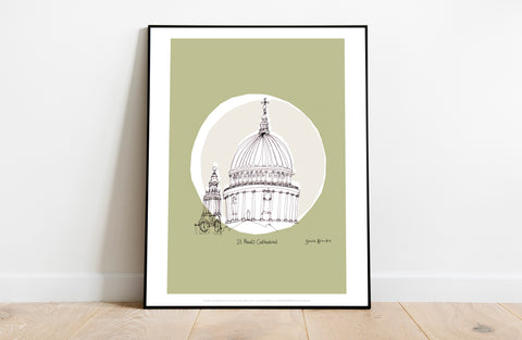 St Pauls Cathedral 3 - 11X14inch Premium Art Print