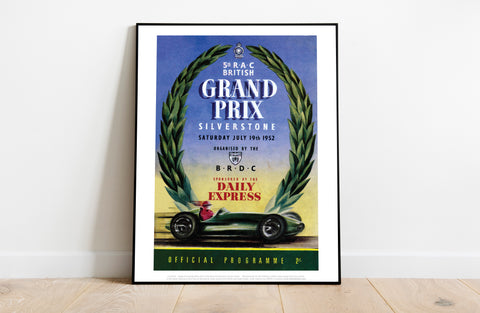 British Grand Prix- Silverstone 1952 - Premium Art Print