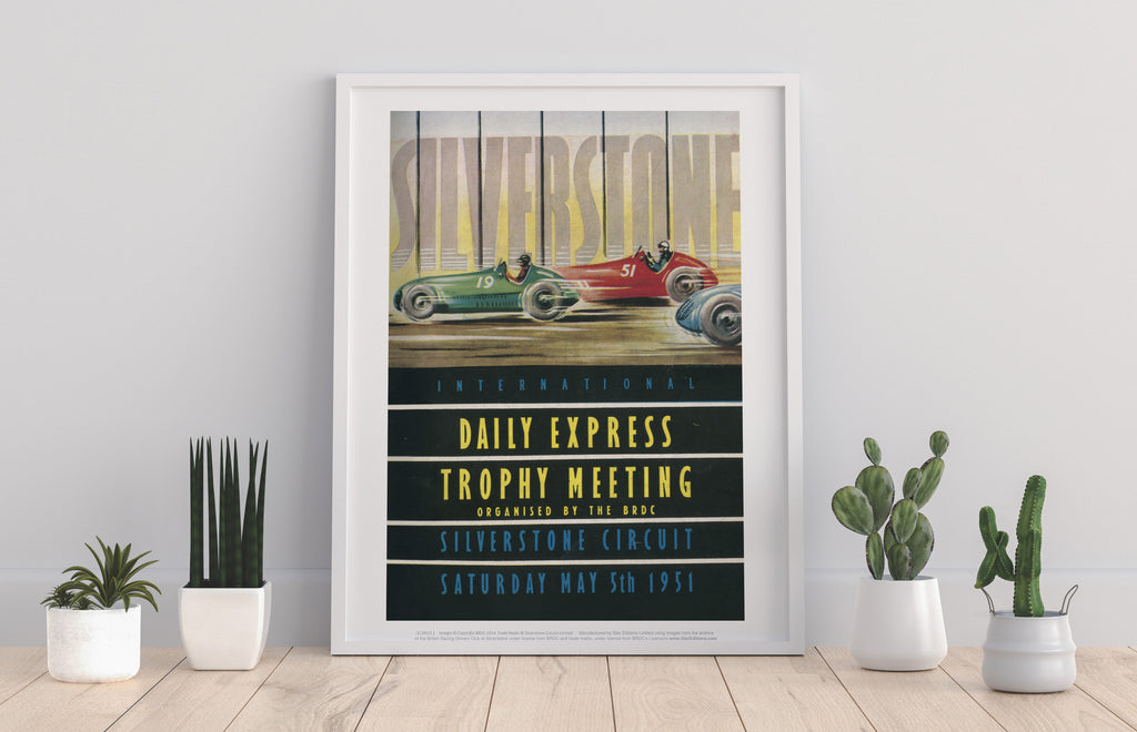 Daily Express Trophy Meeting- Silverstone 1951 - Art Print