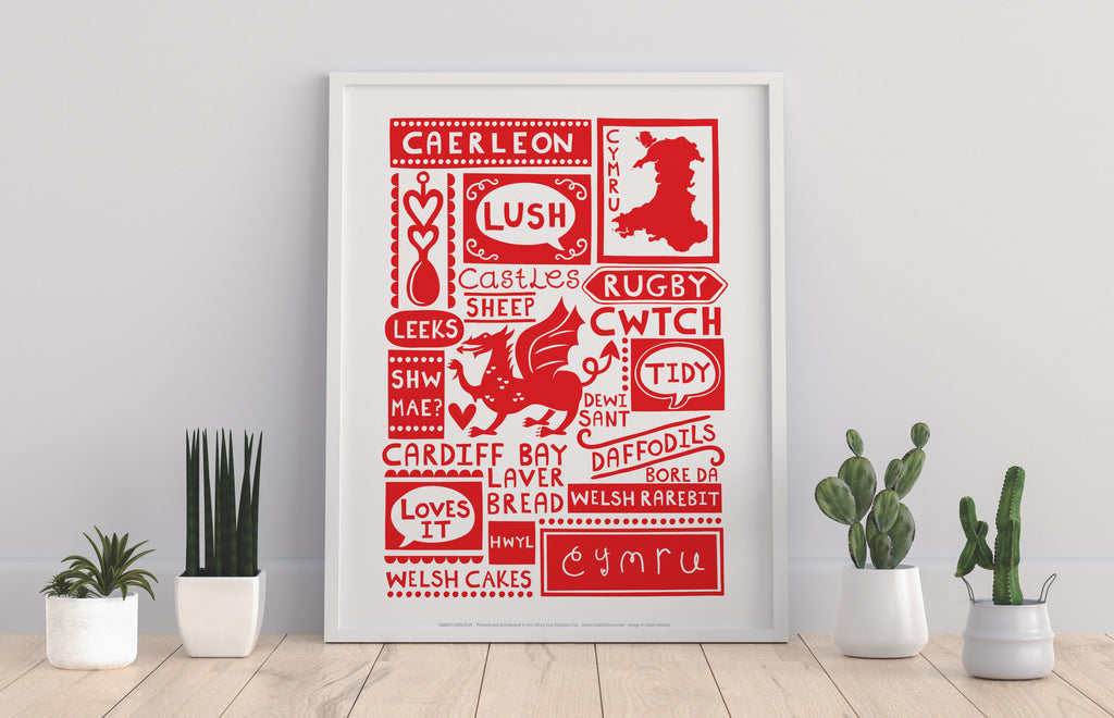 Welsh Poster- Caerleon - 11X14inch Premium Art Print