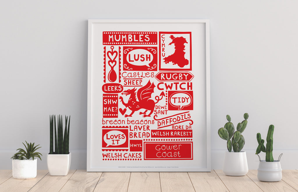 Welsh Poster- Mumbles - 11X14inch Premium Art Print