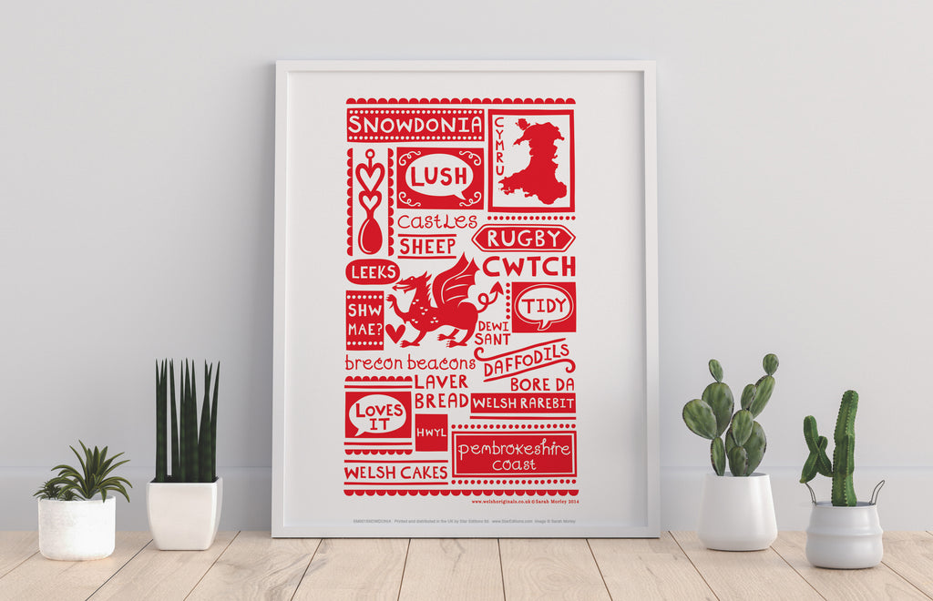 Welsh Poster- Snowdonia - 11X14inch Premium Art Print