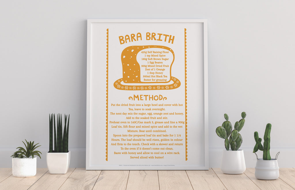 Bara Brith Recipe - 11X14inch Premium Art Print