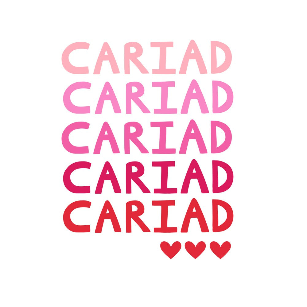 Cariad 20cm x 20cm Mini Mounted Print