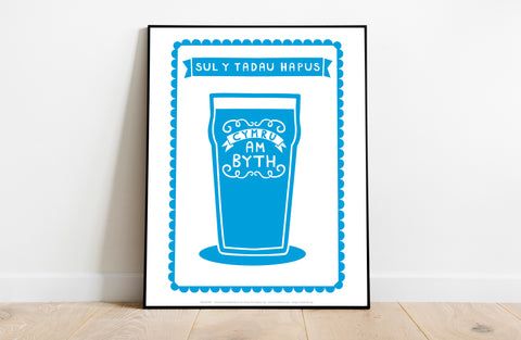 Welsh Poster- Sul Y Tadau Hapus - 11X14inch Premium Art Print