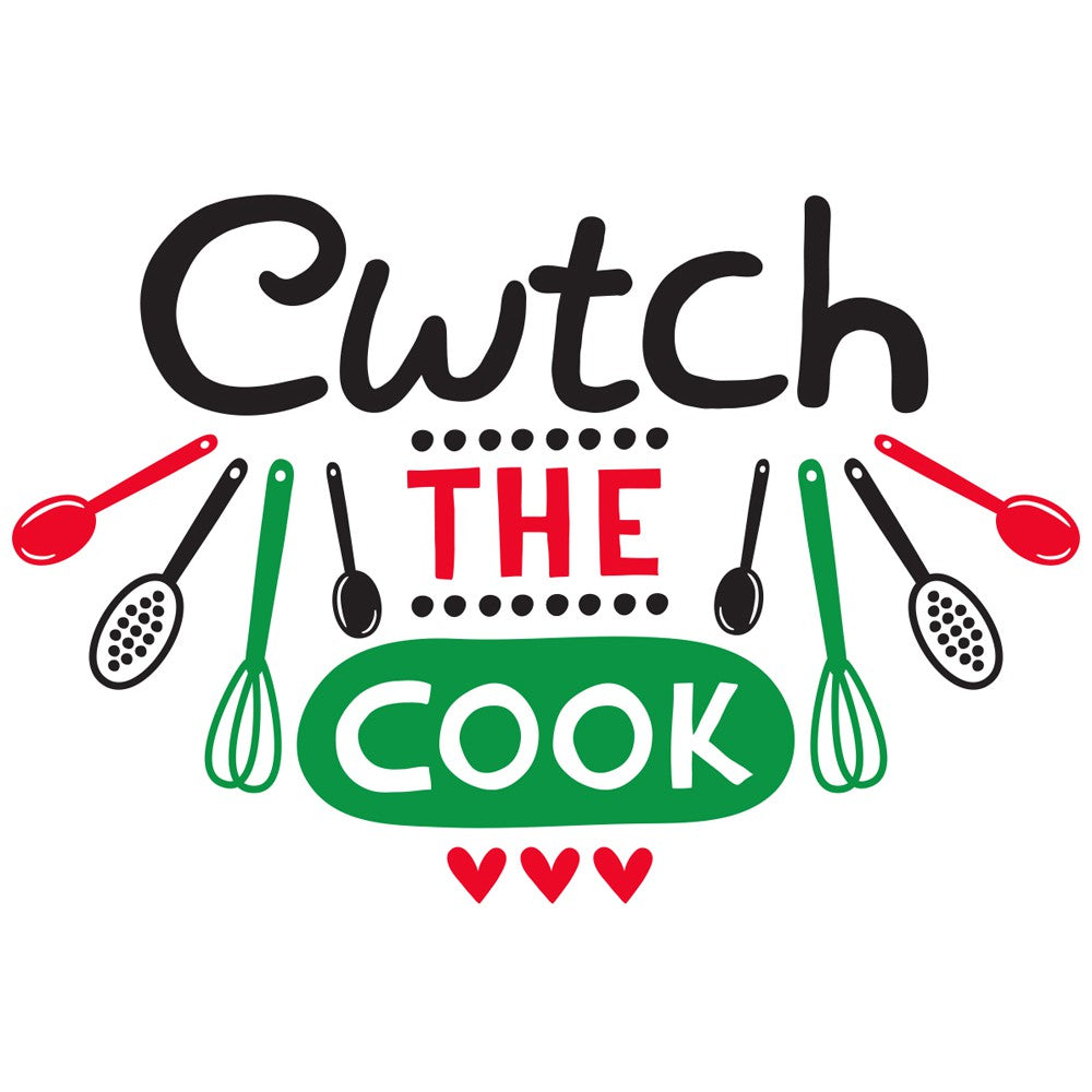 Cwtch The Cook 20cm x 20cm Mini Mounted Print