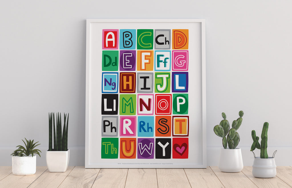 Welsh Alphabet - 11X14inch Premium Art Print