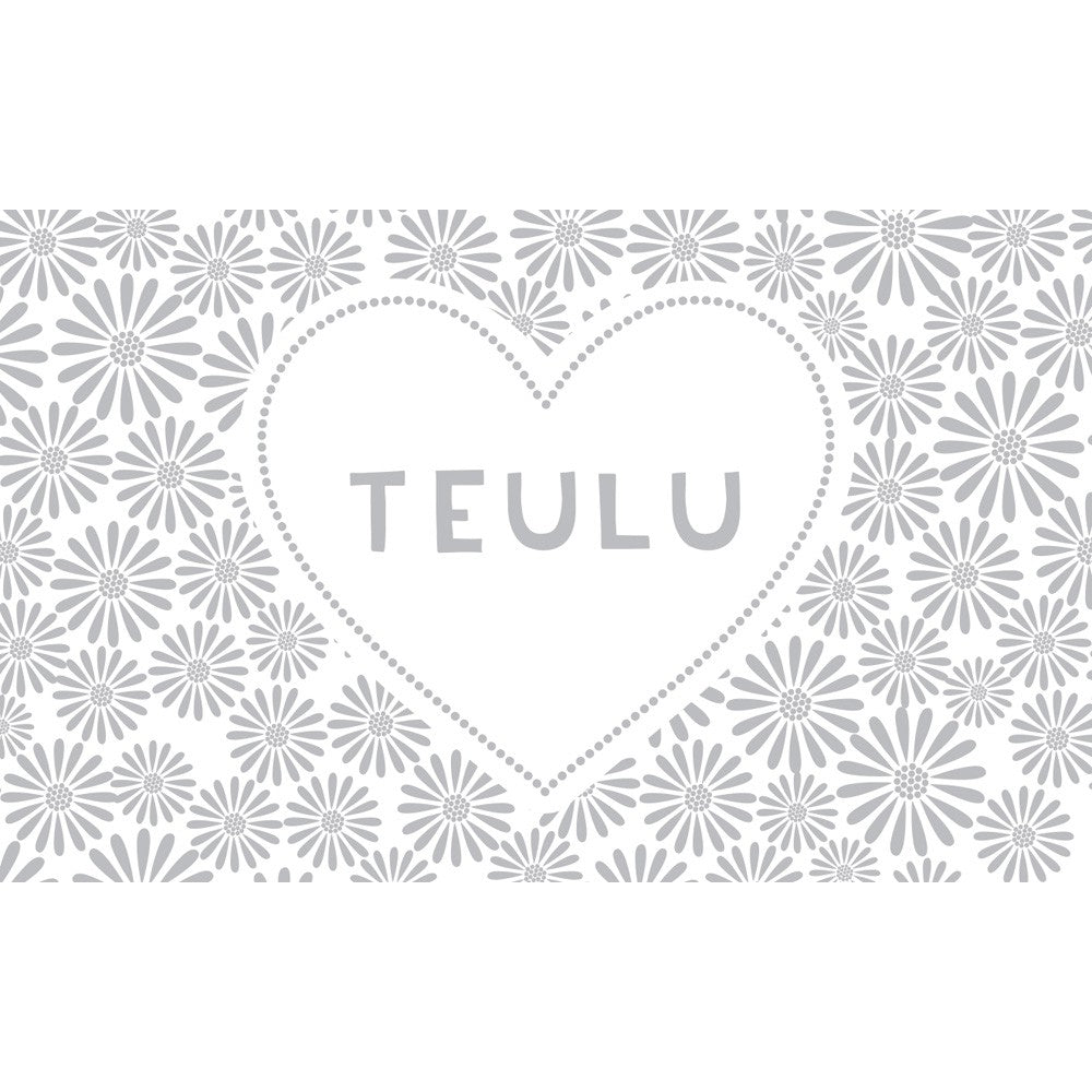 Teulu 20cm x 20cm Mini Mounted Print