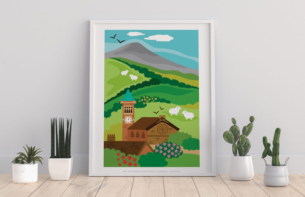 Welsh Countryside - 11X14inch Premium Art Print