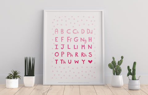 Welsh Alphabet 4 - 11X14inch Premium Art Print