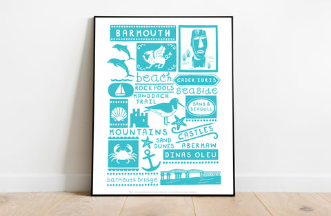 Welsh Poster- Barmouth - 11X14inch Premium Art Print