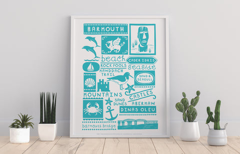 Welsh Poster- Barmouth - 11X14inch Premium Art Print