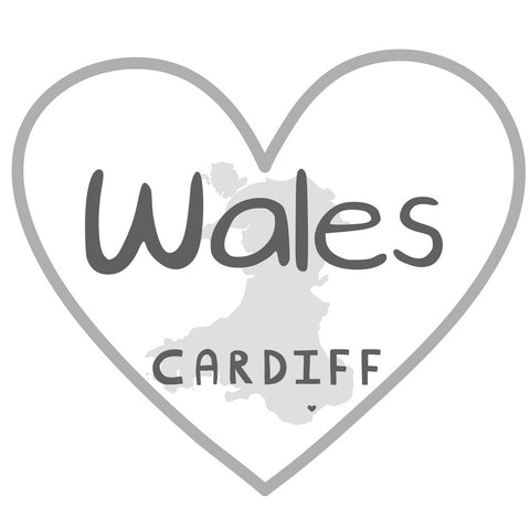 Wales, Cardiff 20cm x 20cm Mini Mounted Print