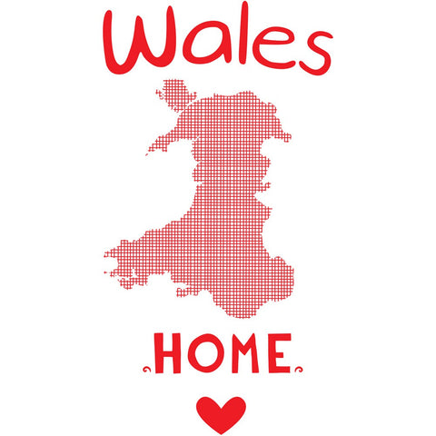 Wales, Home 20cm x 20cm Mini Mounted Print