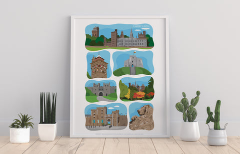 Cardiff Castle - 11X14inch Premium Art Print
