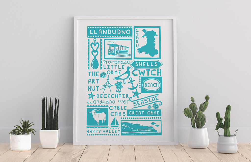 Welsh Poster- Llandudno - 11X14inch Premium Art Print