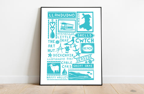 Welsh Poster- Llandudno - 11X14inch Premium Art Print