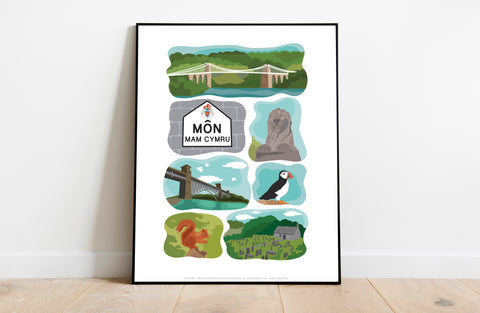 Pictures Of Wales- Mon Mam Cymru - 11X14inch Premium Art Print