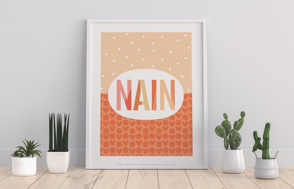 Nain- Dwarf In Welsh - 11X14inch Premium Art Print