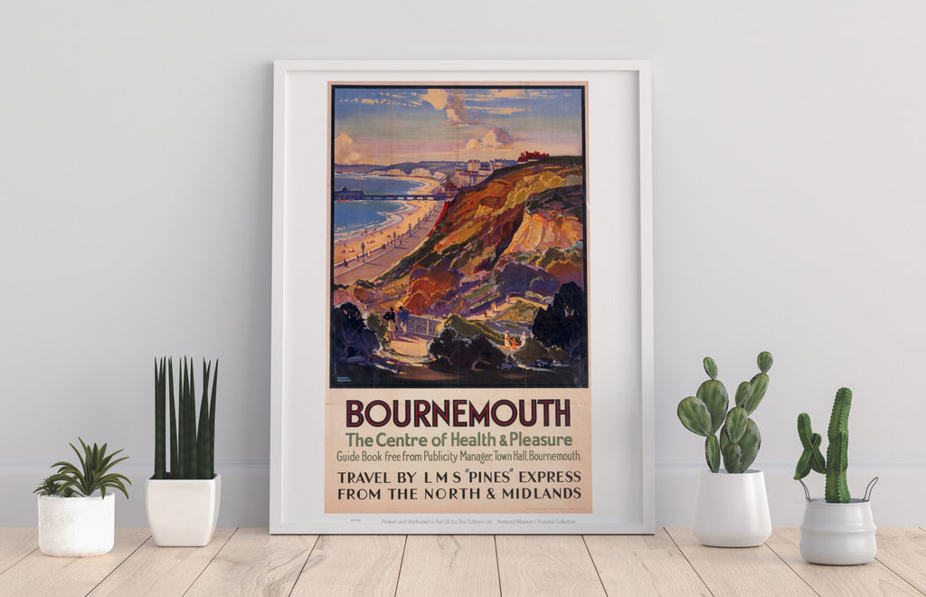 Bournemouth, Centre Of Health And Pleasure - Art Print
