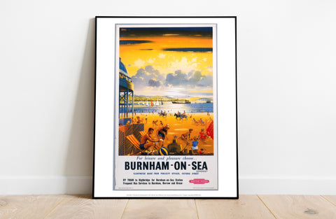 For Leisure And Pleasure Choose Burnham-On-Sea - Art Print