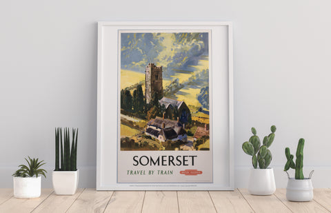 Somerset, Travel By Train - 11X14inch Premium Art Print