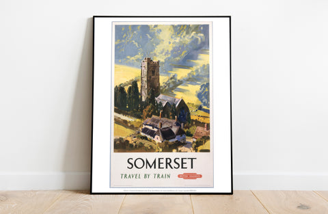 Somerset, Travel By Train - 11X14inch Premium Art Print