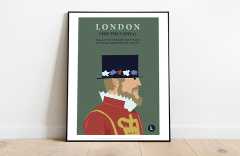 London Advert- Visit London - 11X14inch Premium Art Print