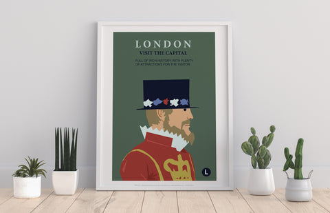 London Advert- Visit London - 11X14inch Premium Art Print