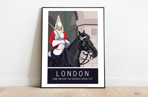London Advert- Visit London 2 - 11X14inch Premium Art Print
