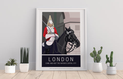 London Advert- Visit London 2 - 11X14inch Premium Art Print